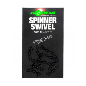 Korda Spinner Ring Swivel Size 11 10pcs Carp Fishing Terminal Tackle