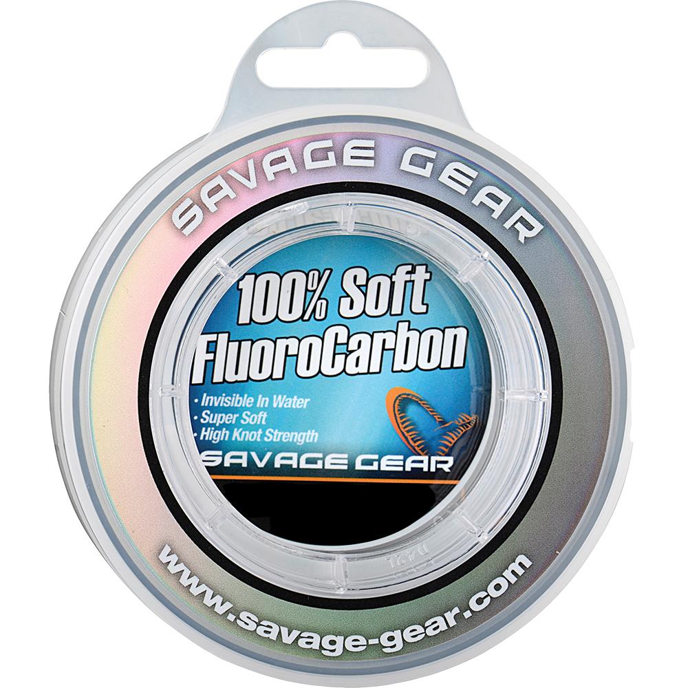 Savage Gear Soft Fluorocarbon 50m Pike Predator Fishing Leader Line Cl –  hobbyhomeuk
