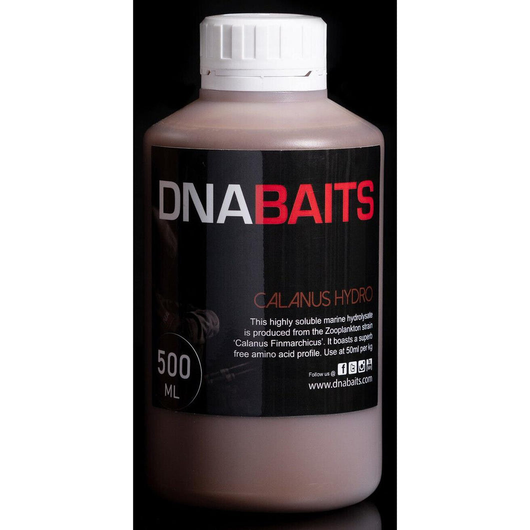 DNA Baits Calanus Hydro Liquid 500ml Carp Fishing Bait Glug Liquid Bait Additive