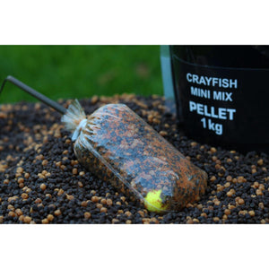 DNA Baits Crayfish Mini Mix PVA Friendly Pellet Blend Carp Fishing Bait 1kg Bag