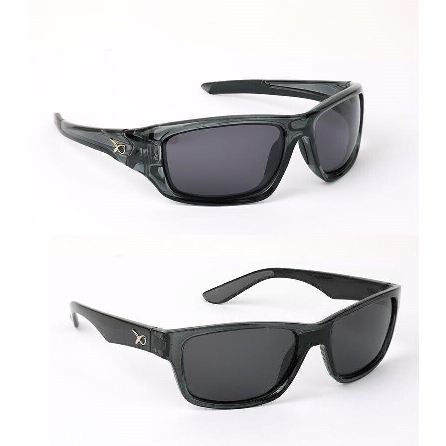 Fox Matrix Polarised Sunglasses Grey Tint Lenses UV400 Fishing Accessory