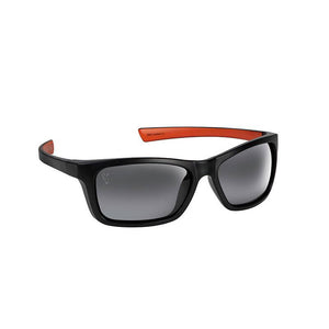 Fox Collection Wraps Polarised Sunglasses Black/Orange - Grey Lense Carp Fishing