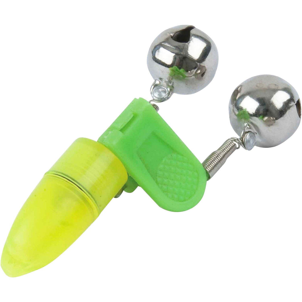 Shakespeare Clip-On Rod Bell with Light Bite Indicator Night Fishing Accessory