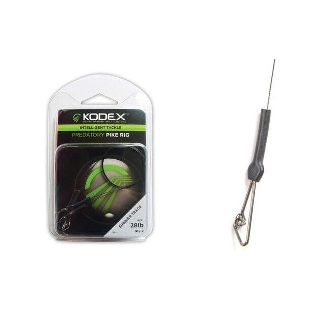 Kodex Spinner Wire Trace 2pcs Pike Predator Fishing Terminal Tackle