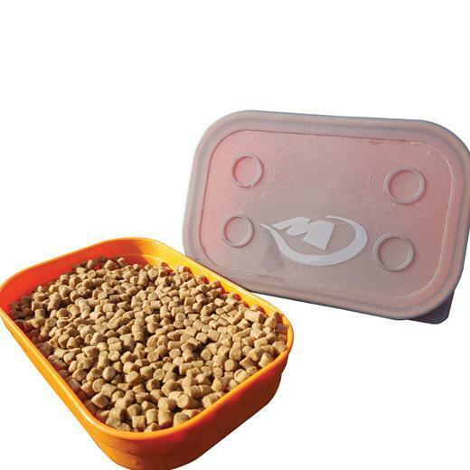 Middy Fresh-Seal Pellet Tubs Carp Fishing Bait Box 0.5pt 1.1pt Casters Corn Meat