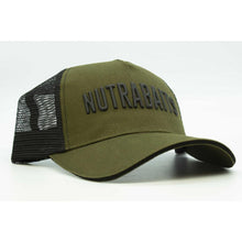 Load image into Gallery viewer, Nutrabaits Premium Snap Back Green Trucker Cap Baseball Hat Carp Fishing NU3040
