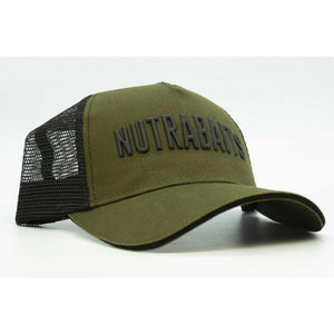 Nutrabaits Premium Snap Back Green Trucker Cap Baseball Hat Carp Fishing NU3040