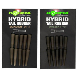Korda Hybrid Tail Rubber Gravel Clay or Weed Silt Carp Fishing Terminal Tackle