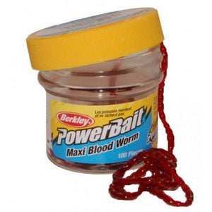Berkley PowerBait Maxi Blood Worms Soft Plastic Lure Imitation Bait Fi –  hobbyhomeuk