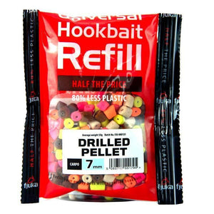 Fjuka Drilled Pellets (Carpo) MC 7mm 11mm 14mm Refill Carp Fishing Hookbait Bait