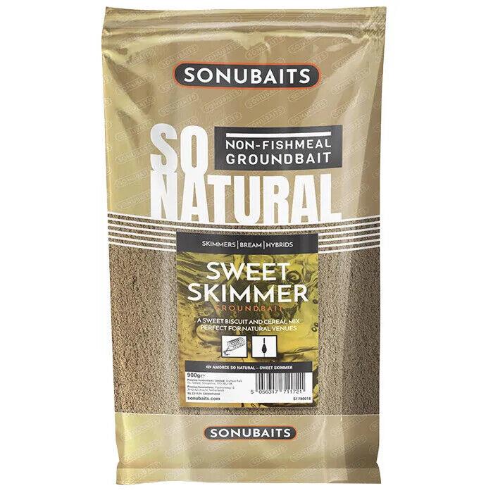 Sonubaits So Natural Sweet Skimmer Groundbait Carp Fishing Bait 900g S1780018