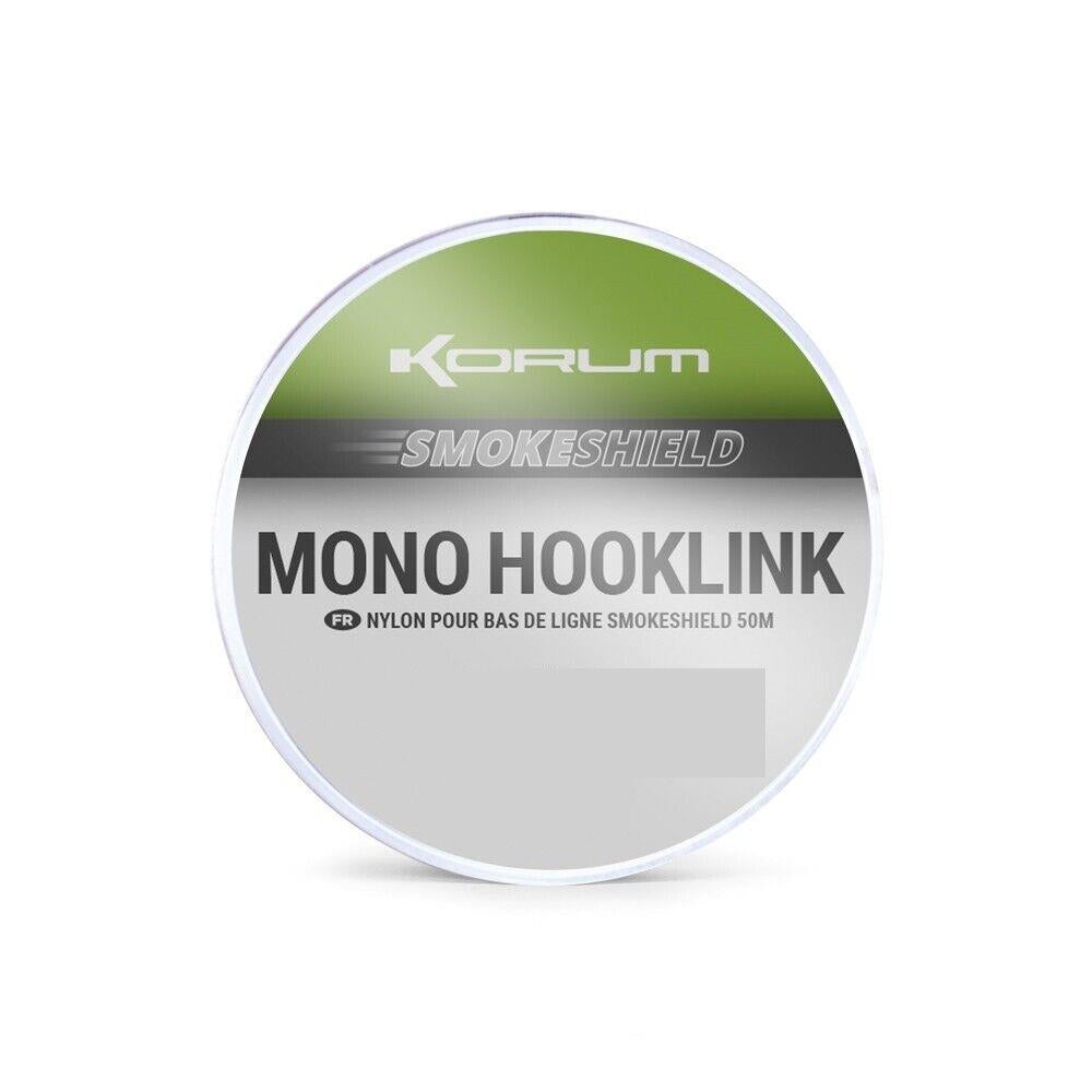 Korum Smokeshield Mono Monofilament Hooklink Line 50m Fishing Abrasion Resistant