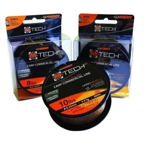 Middy M-Tech Carp Commercial Fishing Line 300m 4.4 - 12lbs HARD SHELL TECHNOLOGY