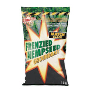 Dynamite Baits Frenzied Hempseed Match Black 1kg  Fishing Groundbait