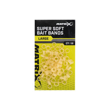 Load image into Gallery viewer, Matrix Super Soft Bait Bands All Sizes Carp Fishing Ideal for Casters or Pellets
