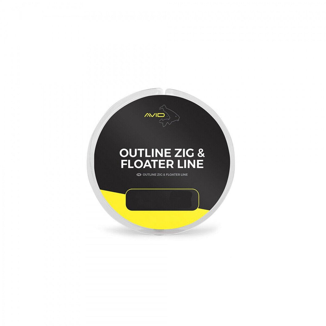 Avid Carp Outline Zig & Floater Camo Line 100m Spool Fishing