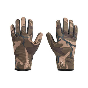 Fox Camo Thermal Gloves Windblocking Fleece Fishing Clothing