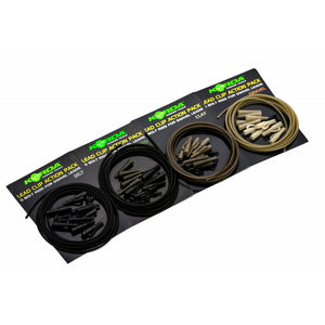 Korda Lead Clip Action Pack Clay / Gravel / Silt / Weed Carp Fishing Accessory