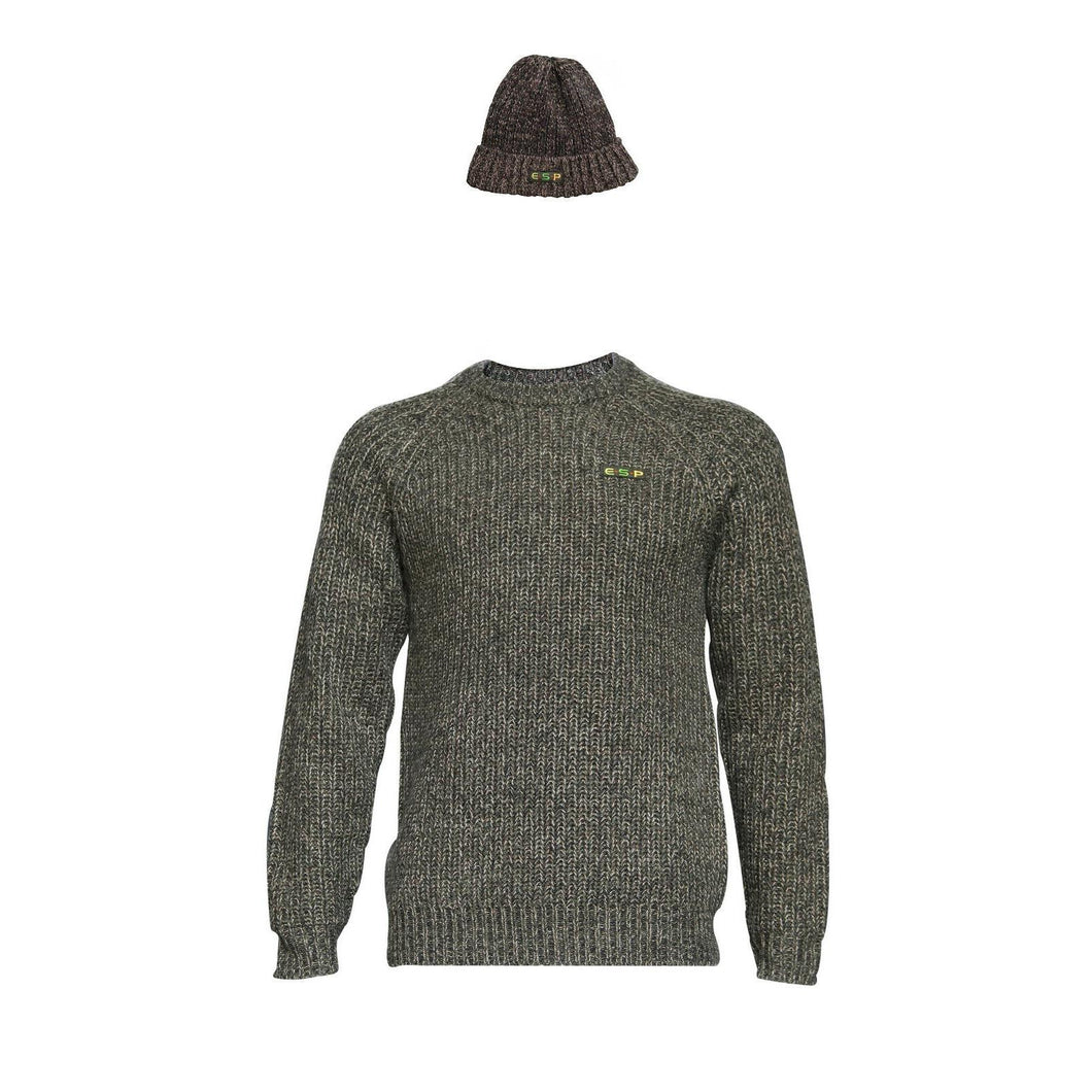 ESP Camo Jumper or Hat Warm Heavy Knit Fishing Clothing