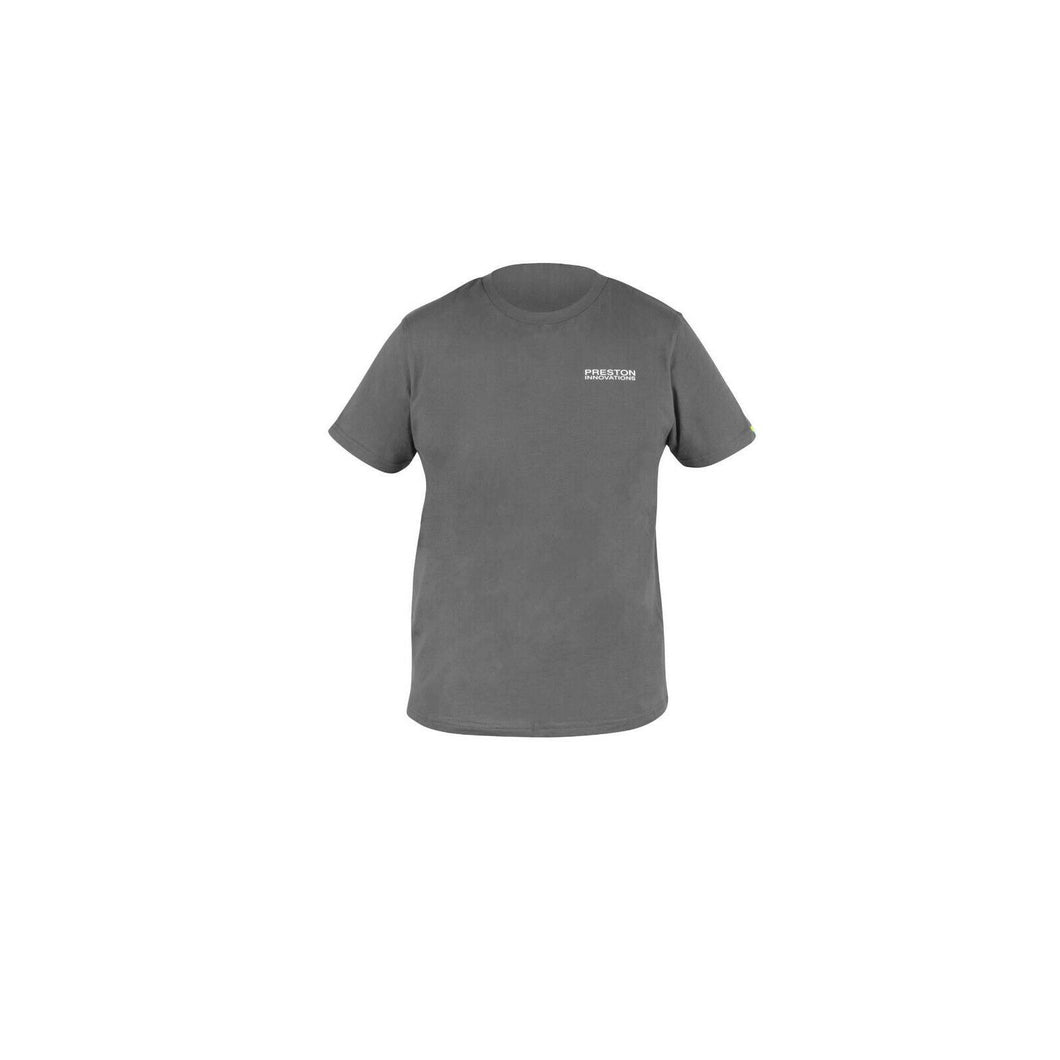 Preston Innovations Grey T-Shirt Fishing Clothing