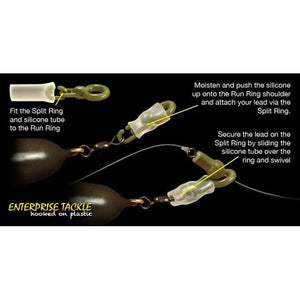 Enterprise Tackle Snag Safe Run Rings Carp Fishing Running Leger System ET49