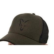 Load image into Gallery viewer, Fox Collection Trucker Cap Carp Fishing Baseball Hat Green &amp; Black CHH018
