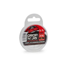 Load image into Gallery viewer, Fox Rage Strike Point Drop N Jig Fluorocarbon Line Pike Fishing Lure Leader 40m
