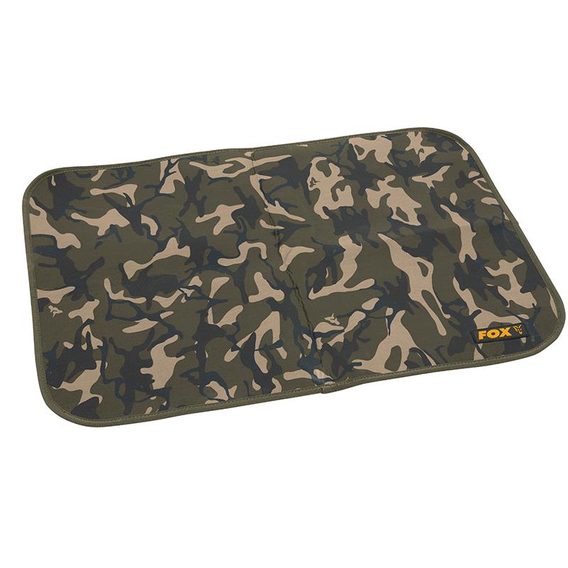 Fox Camo Neoprene Bivvy Mat 70x50cm Waterproof Fishing Accessory