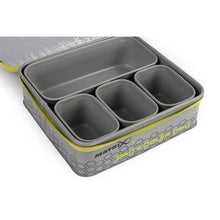 Load image into Gallery viewer, Matrix EVA Bait Cooler Tray Carp Fishing Foil Insulated Bait Bag With 4 x Tubs
