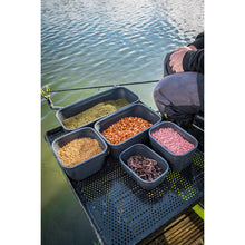 Load image into Gallery viewer, Matrix EVA Stacking Bait Tub Set GBT031 Carp Fishing Bait Boxes FULL SET
