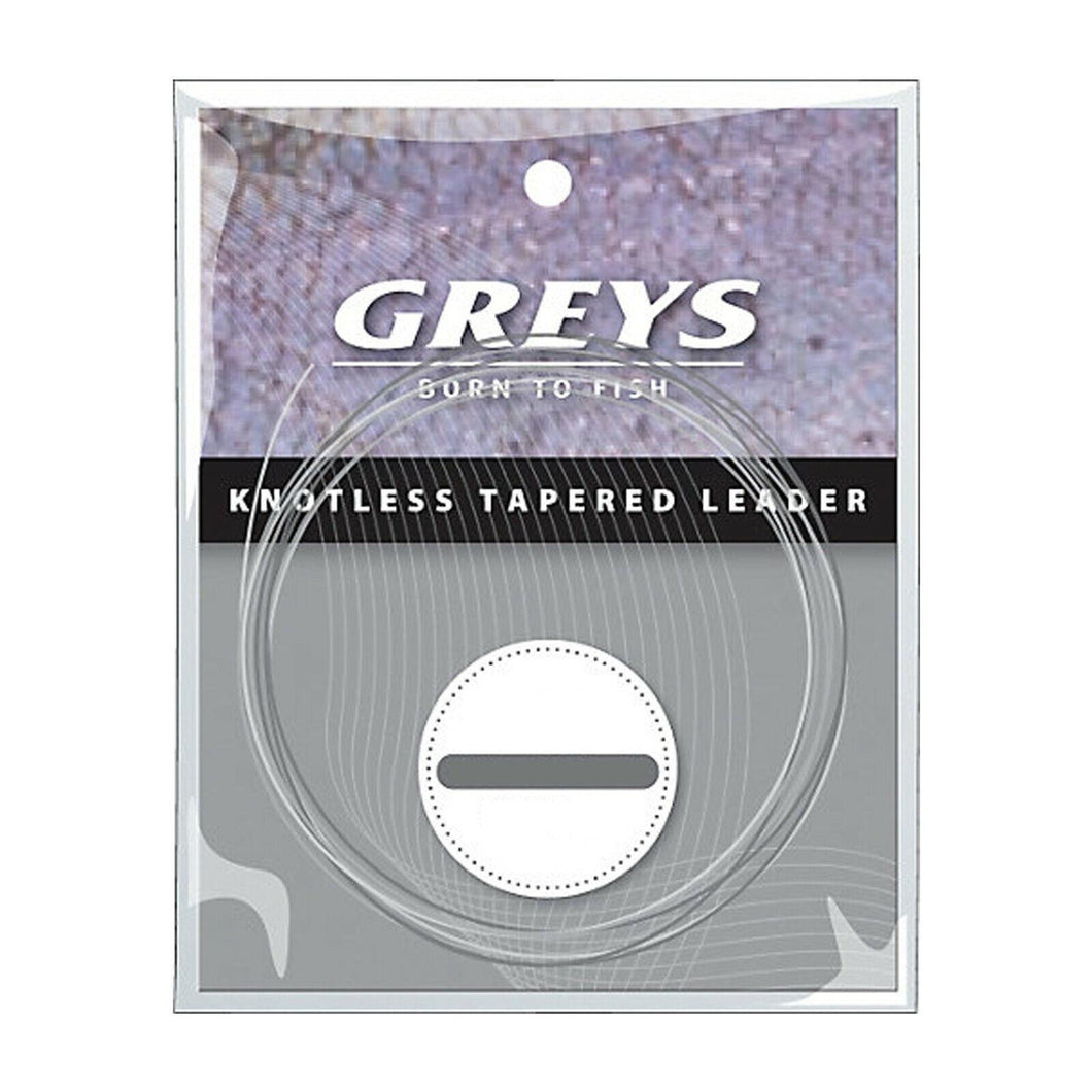 Greys Greylon Copolymer Knotless Tapered Leader 9ft Fishing Tackle