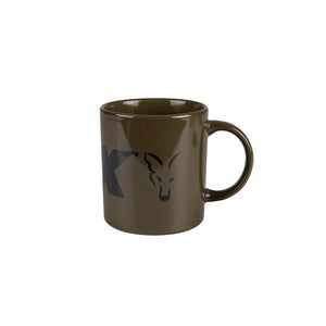 Fox Ceramic Mug Green & Black Logo Tea Coffee Hot Drinks Cup Carp Fishing