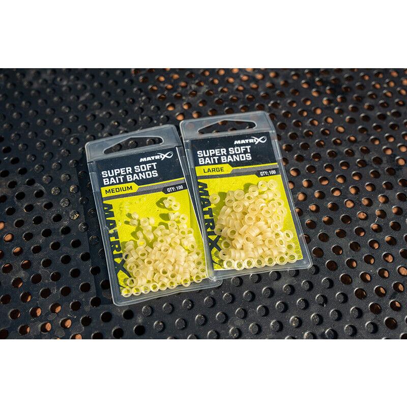 Matrix Super Soft Bait Bands All Sizes Carp Fishing Ideal for Casters or Pellets