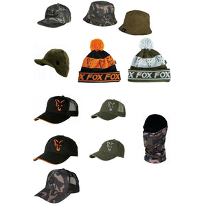 Fox Hat Range Snap Back Bucket Baseball Bobble Beanie Snood Fishing Clothing