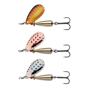 Abu Garcia Droppen 3 Pack Spinner Spoon 8g or 12g Pike Perch Trout Chub Fishing