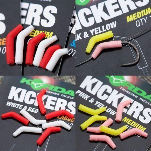 Korda Kickers Medium or Large Assorted Colours 10pcs Line Aligners Carp Fishing