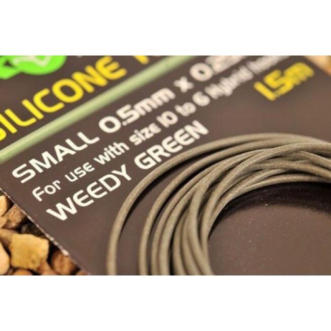 Korda Silicone Tubing Weedy Green Small 0.5mm Medium 0.7mm Fishing Tackle