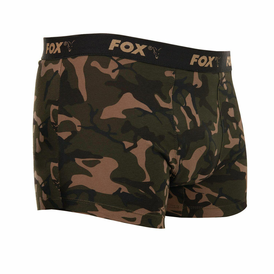 Fox Camo Boxers 3 Pack Boxer Shorts Fishing Clothing