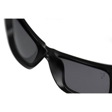 Load image into Gallery viewer, Fox Collection Wraps Polarised Sunglasses Black/Orange - Grey Lense Carp Fishing
