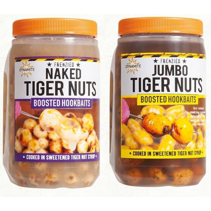 Dynamite Baits Frenzied Tiger Nuts Naked or Jumbo Boosted Hookbait