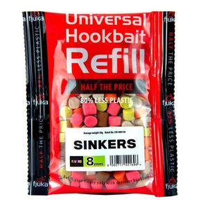Fjuka Sinkers Mixed Colours 4mm 6mm 8mm 11mm Refill Carp Fishing Hookbaits Bait