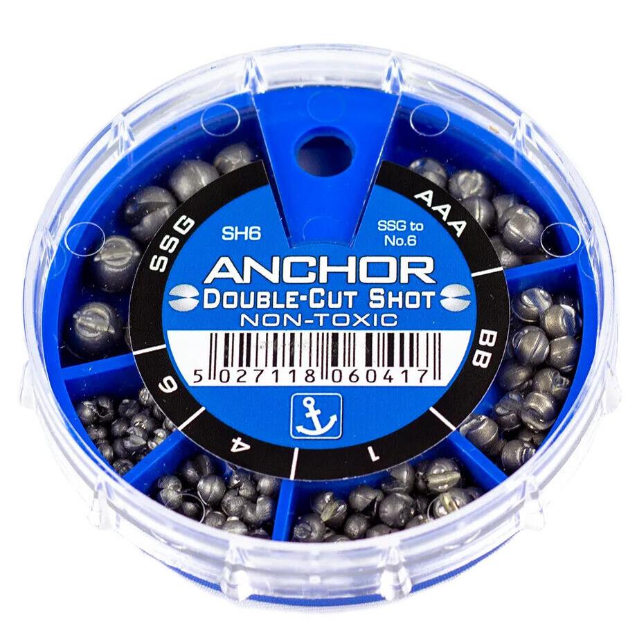 Anchor Tackle 6 Division Dispenser Double Cut Split Shot Carp Fishing –  hobbyhomeuk