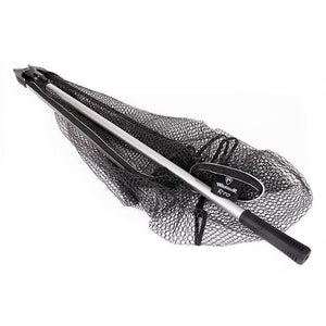 Fox Rage Warrior Rubber Mesh Landing Net Extending Handle Pike Predator Fishing