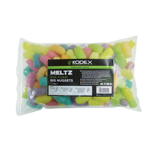 Kodex Meltz Foam Rig PVA Nuggets Fluorescent 50g Bag Fishing Terminal Tackle