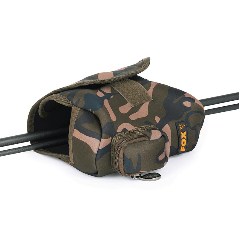 Fox Camo Neoprene Reel Case Pouch Protector Fishing