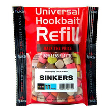 Load image into Gallery viewer, Fjuka Sinkers Mixed Colours 4mm 6mm 8mm 11mm Refill Carp Fishing Hookbaits Bait
