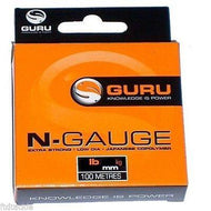 GURU N-GAUGE MONOFILAMENT POLE MATCH FISHING LINE HOOKLINK/LENGTH 100M 9LB 12LB