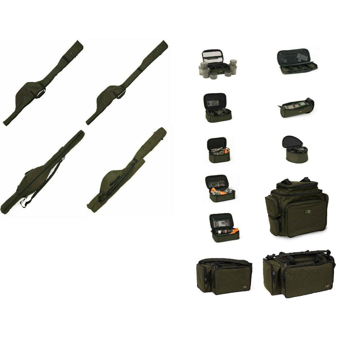 Fox R-Series Luggage Rucksack Carryall Rod Sleeve Bag Protector Case F ...