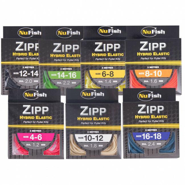 elastic sizes for pole fishing Nu-Fish Zipp Hybrid Elastic 3m All Sizes Carp Pole Fishing – hobbyhomeuk
