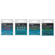 Drennan Hooks Red Maggot Super Spade Silverfish Match Hair Riggers 10pcs Fishing